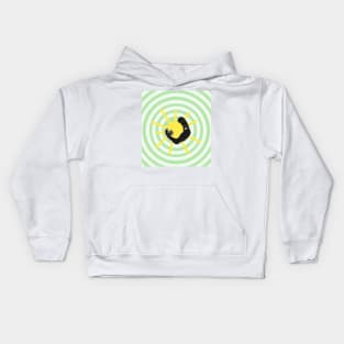 Sunny positive hug Kids Hoodie